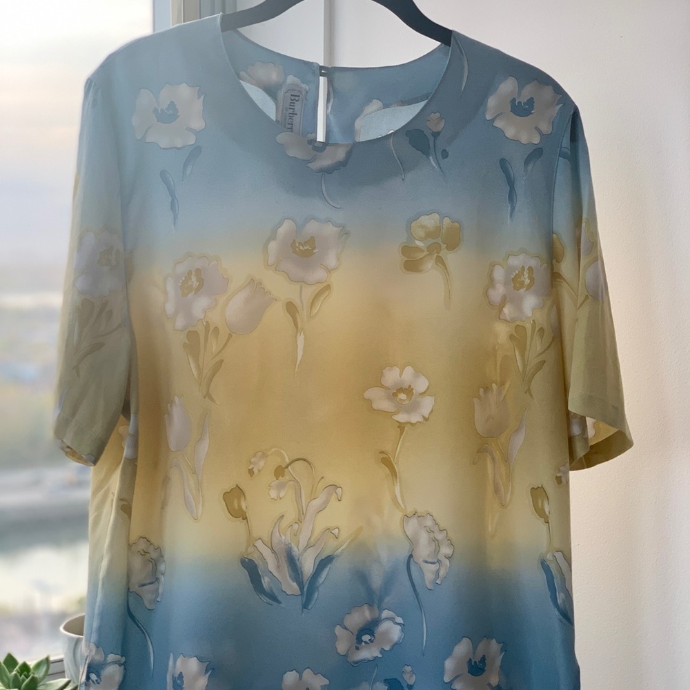 Burberry 90S' Vintage Floral Blouse